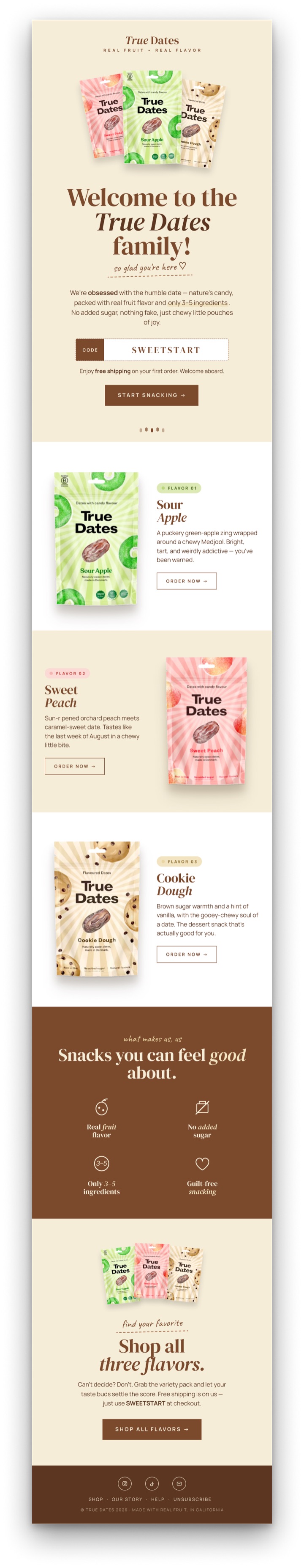 Klaviyo email design by Afentico