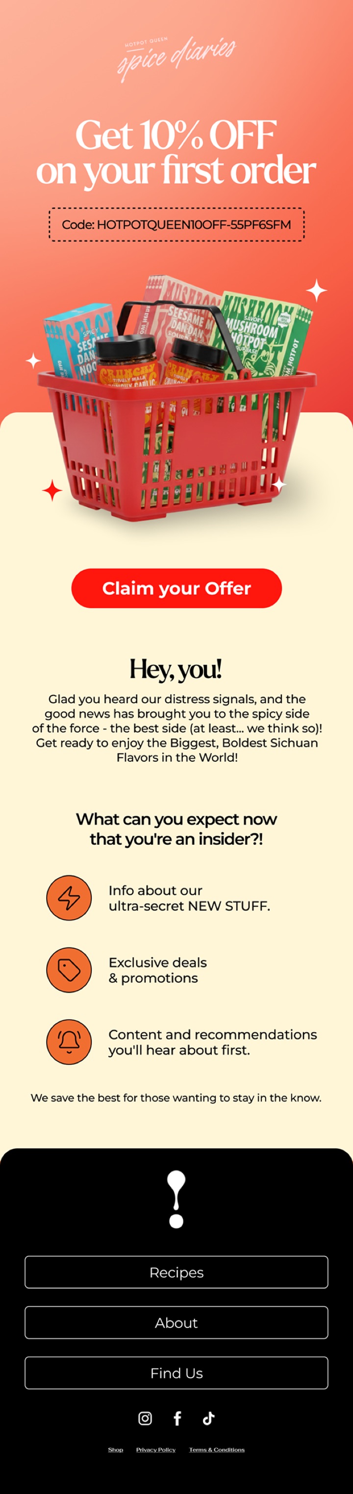 Klaviyo email design by Afentico