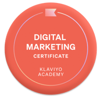 Klaviyo Digital Marketing certificate