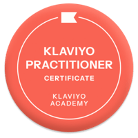 Klaviyo Practitioner certificate