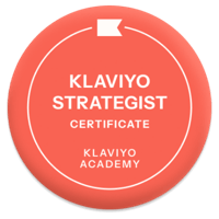 Klaviyo Strategist certificate